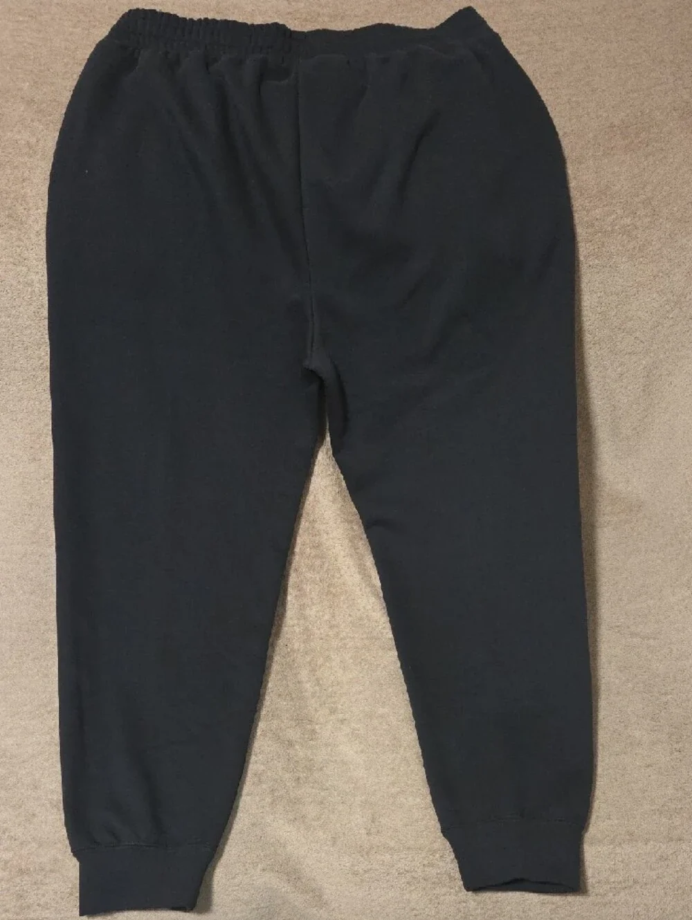 Puma Black Sweat Joggers with White Logo- Size 1X